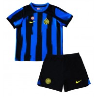 Camisa de time de futebol Inter Milan Replicas 1º Equipamento Infantil 2023-24 Manga Curta (+ Calças curtas)